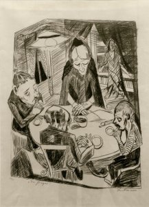 Głód autorstwa Max Beckmann