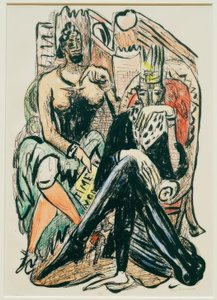 Król i Demago autorstwa Max Beckmann