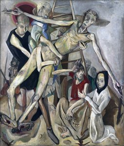 Zdjęcie z krzyża. Obraz Maxa Beckmanna (1884-1950), olej na płótnie autorstwa Max Beckmann