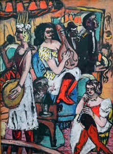 Orkiestra damska autorstwa Max Beckmann