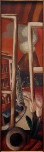 Krajobraz z Wezuwiuszem autorstwa Max Beckmann