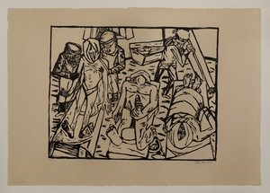 Kostnica autorstwa Max Beckmann