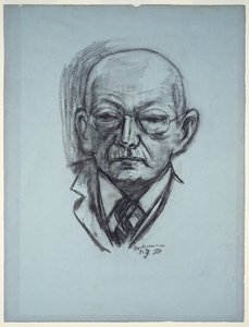 Portret Georga Swarzenskiego autorstwa Max Beckmann