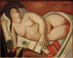 Spanie autorstwa Max Beckmann
