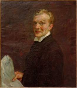 Autoportret (śmiech) autorstwa Max Beckmann