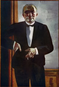 Self-portrait w marynarce obiadowej