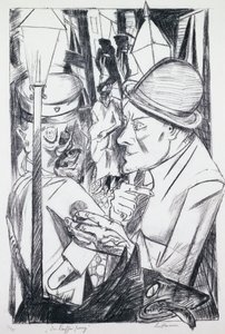 Autoportret z „Piekła” autorstwa Max Beckmann