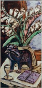 Martwa natura z naparstnicą autorstwa Max Beckmann