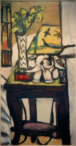 Martwa natura z lampką nocną autorstwa Max Beckmann