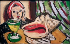 Martwa natura z dużą muszlą autorstwa Max Beckmann