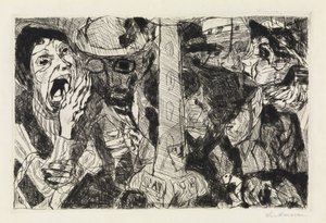 Ulica II autorstwa Max Beckmann