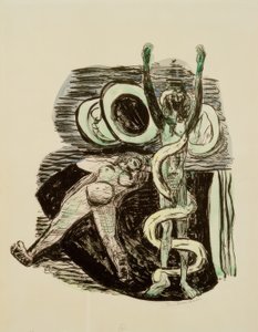 Upadek człowieka autorstwa Max Beckmann