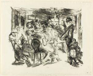 Tawerna autorstwa Max Beckmann