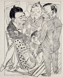 Rozczarowany II, Max Beckmann (1884-1950), litografia. Niemcy, XX wiek. autorstwa Max Beckmann