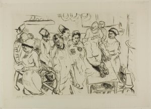 Wielka Operacja, płyta osiemnasta z Gesichter autorstwa Max Beckmann