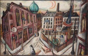 Synagoga we Frankfurcie nad Menem autorstwa Max Beckmann