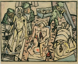 Totenhaus autorstwa Max Beckmann