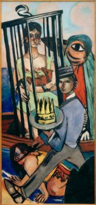 Kuszenie (Kuszenie św. Antoniego) autorstwa Max Beckmann