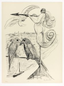 Wiatrowskaz, płyta druga z Day i Dream autorstwa Max Beckmann