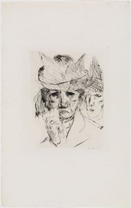 Płacząca kobieta autorstwa Max Beckmann