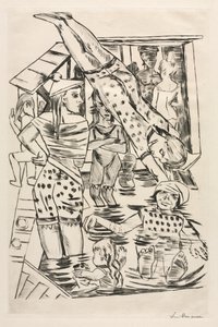 Kąpiel dla kobiet autorstwa Max Beckmann