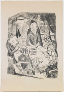 płyta 5: Głód autorstwa Max Beckmann