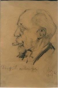 Portret Heinricha von Rein autorstwa Max Bergmann