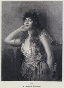 Teodora (grafika) autorstwa Max Ferdinand Bredt
