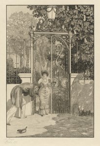 Przy Bramie Am Thor, 1887. autorstwa Max Klinger