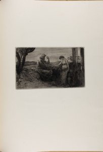 Chrystus i Samarytanka, z „Życia” autorstwa Max Klinger
