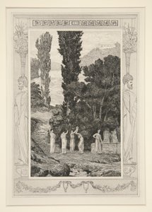 Postacie klasyczne (Psyche Wandering) autorstwa Max Klinger