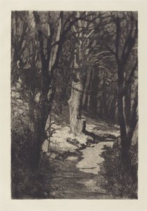 Im Walde w lesie, 1883. autorstwa Max Klinger