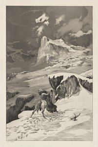 Intermezzi, Opus IV, bł. 5: Walczące centaury autorstwa Max Klinger