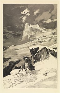 Walczące centaury (Intermezzi, opus IV, plansza 5) autorstwa Max Klinger
