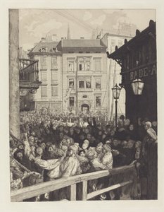 Märztage I Dni marcowe I, 1883. autorstwa Max Klinger