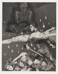 Morderstwo, Namiot, opus XIV, część 2, nr 39 autorstwa Max Klinger