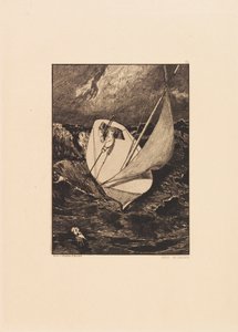 Opus VI, z Parafrazy o znalezieniu rękawicy, 1881. autorstwa Max Klinger