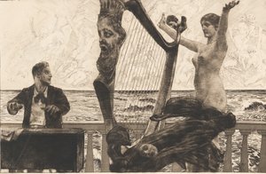 Opus XII, Fantazja Brahmsa, 1894. autorstwa Max Klinger