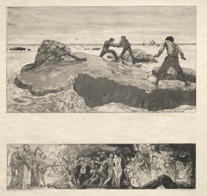 Oto Tode I, Opus I, 1889 nr. 2. autorstwa Max Klinger