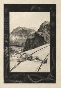Oto Tode I, Opus I, 1889 nr. 8. autorstwa Max Klinger