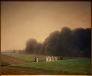 Spacer w pobliżu Dessau-Großkühnau autorstwa Max Korn