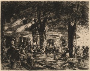 Ogród Tawerny w Rosenheim autorstwa Max Liebermann