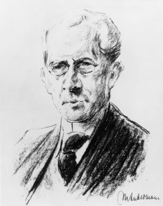Arno Holz / lit. Max Liebermann autorstwa Max Liebermann