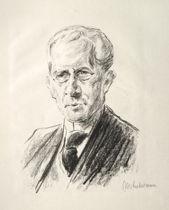 Arno Holz folder: Portret Arno Holza autorstwa Max Liebermann