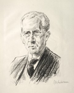 Teczka Arno Holza: Portret Arno Holza, 1923. autorstwa Max Liebermann