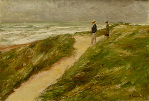 Na wydmie w pobliżu Katwijk autorstwa Max Liebermann