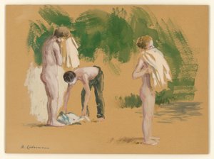 Badende Knaben autorstwa Max Liebermann