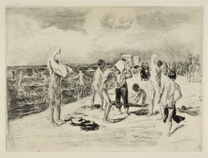 Kąpiący się chłopcy autorstwa Max Liebermann