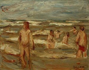 Kąpiący się chłopiec autorstwa Max Liebermann