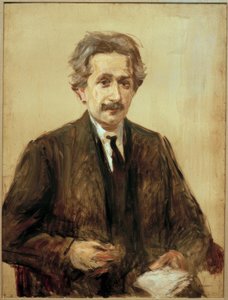 Portret prof. Alberta Einsteina autorstwa Max Liebermann
